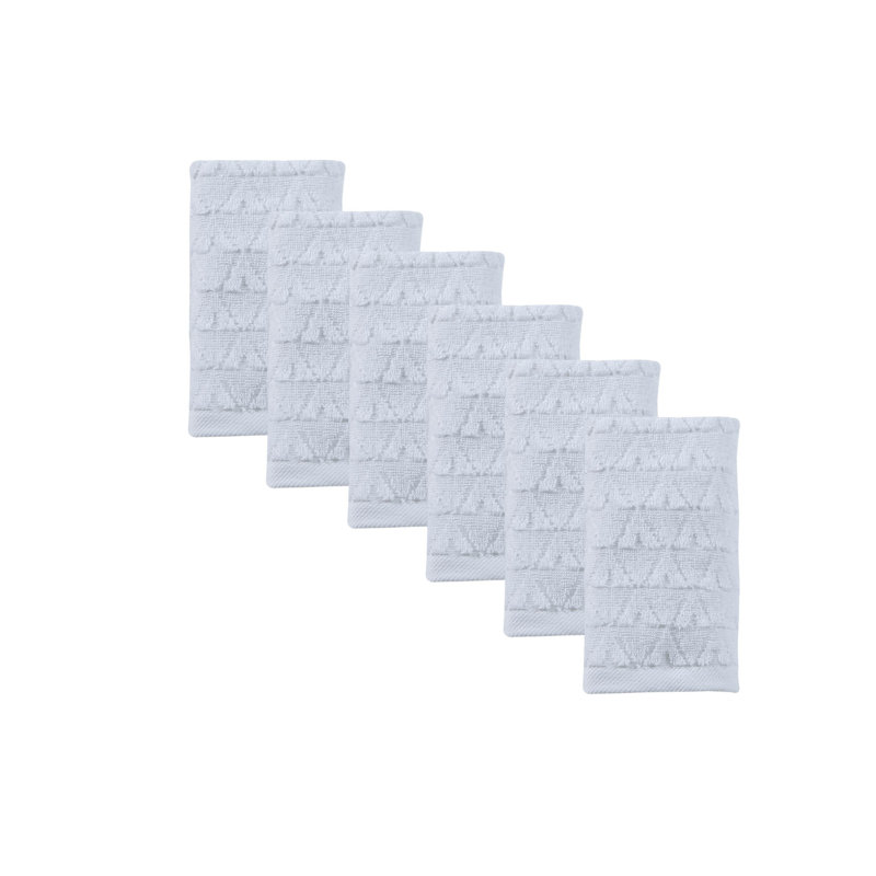 Spotts Midweight Washcloth, White