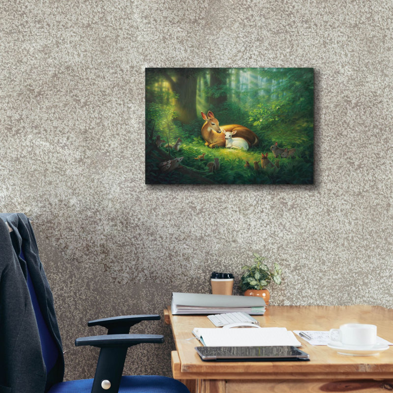 «Precious» par Kirk Reinert, art mural sur toile, H 18 po x l 26 po x P 0,75 po