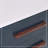 Storage 2 Drawers Nightstand