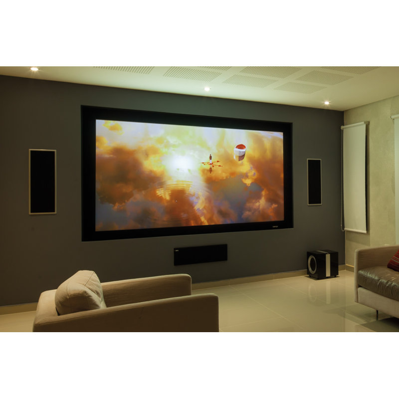 Elunevision Fixed Frame Projector Screen Projector Screen, 130" Diagonal