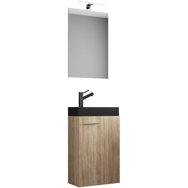 Reide Bathroom Furniture Suite, Brown