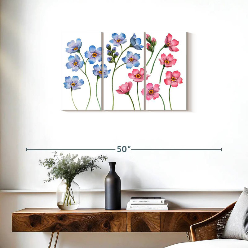 Fleurs Harnek Forget-Me-Not, H 20 po x l 33 po