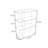 Modern minimalist acrylic bookcase