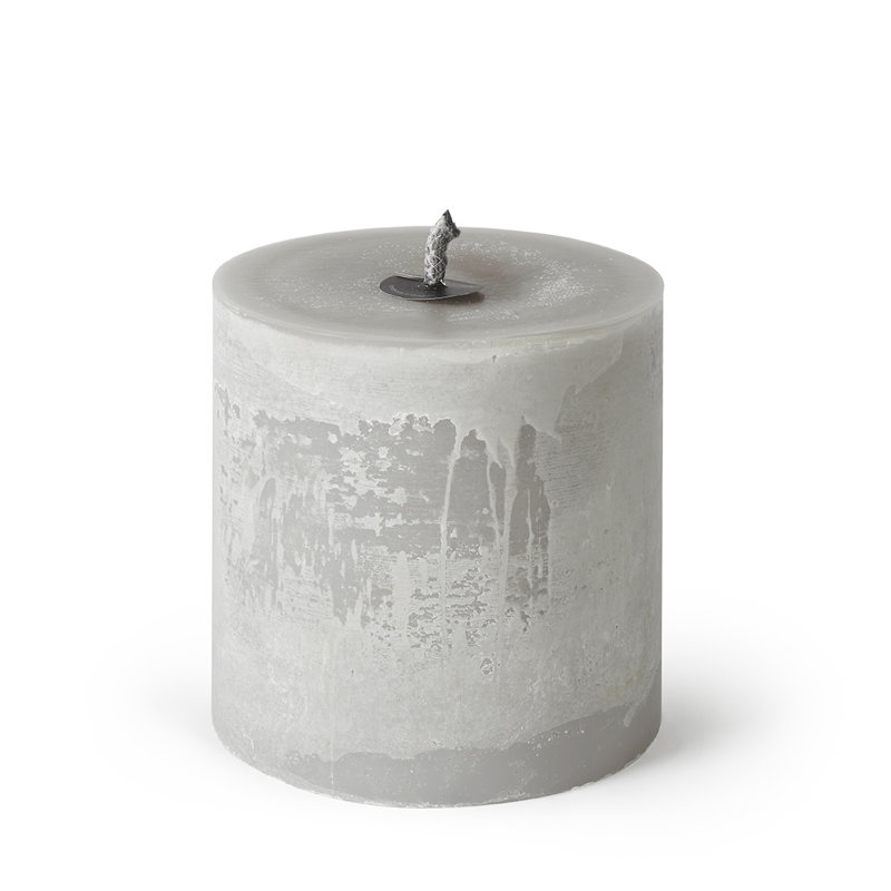 Bougie pilier super non parfumée, Lin