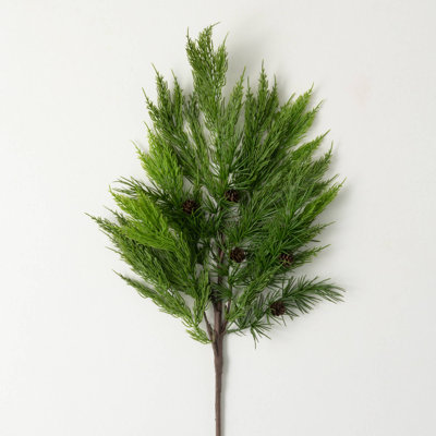 32" Artificial Lush Green Cedar Christmas Spray,