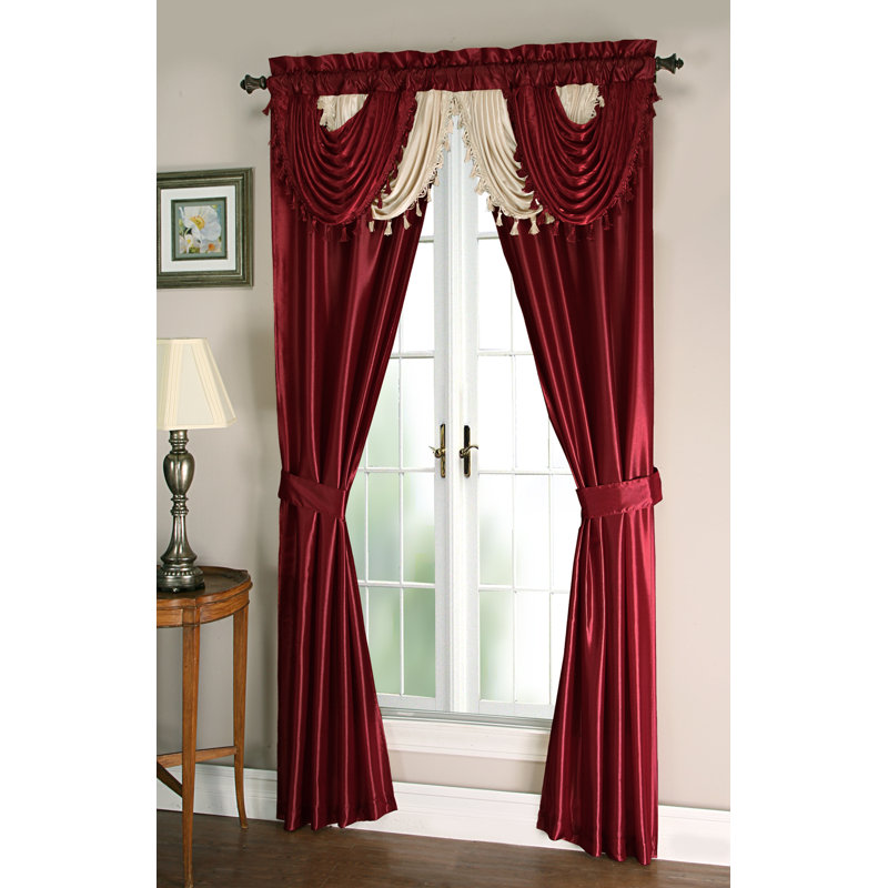 Weinman Semi Sheer Curtain Pair, Brick