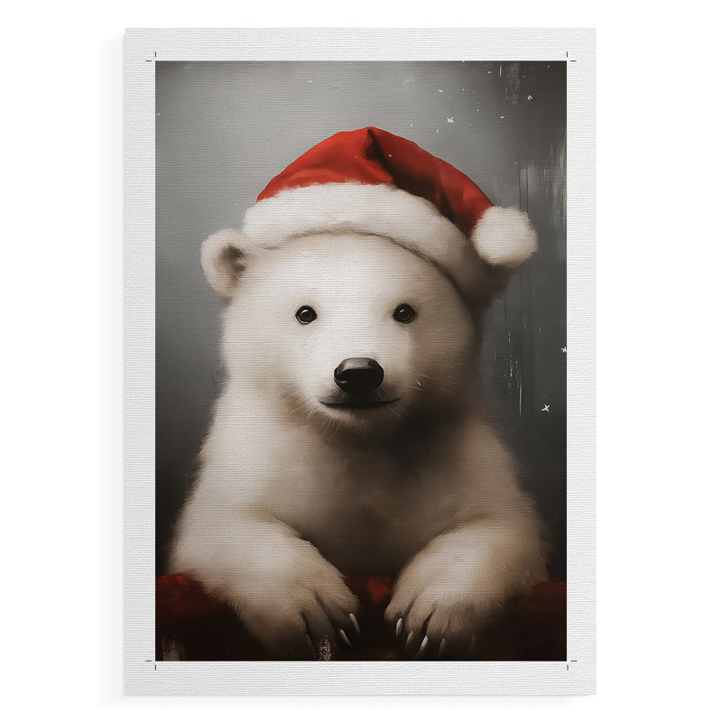 Art des Fêtes de Noël - série 2-XCIV - impression sur toile seulement - NON-CADRE, H 27 po x l 18 po