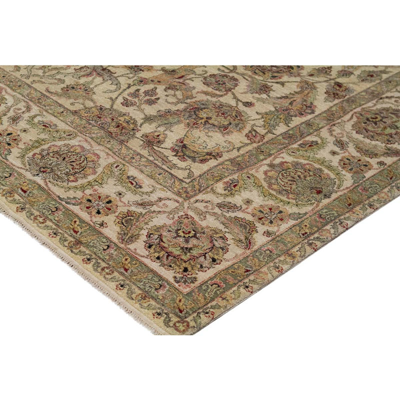 Wool Oriental Area Rug, Rectangle 9'1" x 11'7"
