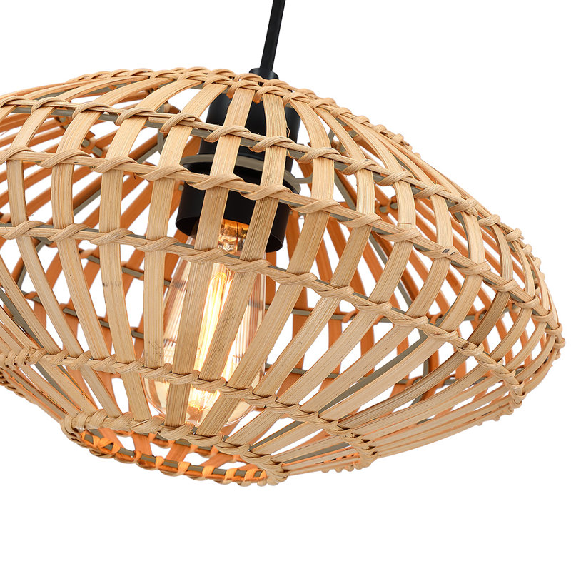 Mini-luminaire suspendu Yingst Eclectic Natural