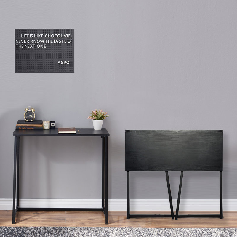 Nixon Metal Base Writing Desk, Black