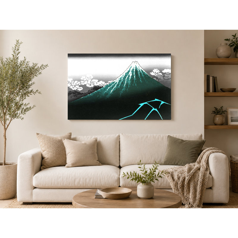 Rainstorm Beneath the Summit (1831) - Art mural sur toile paysage, L 36 po x H 24 po
