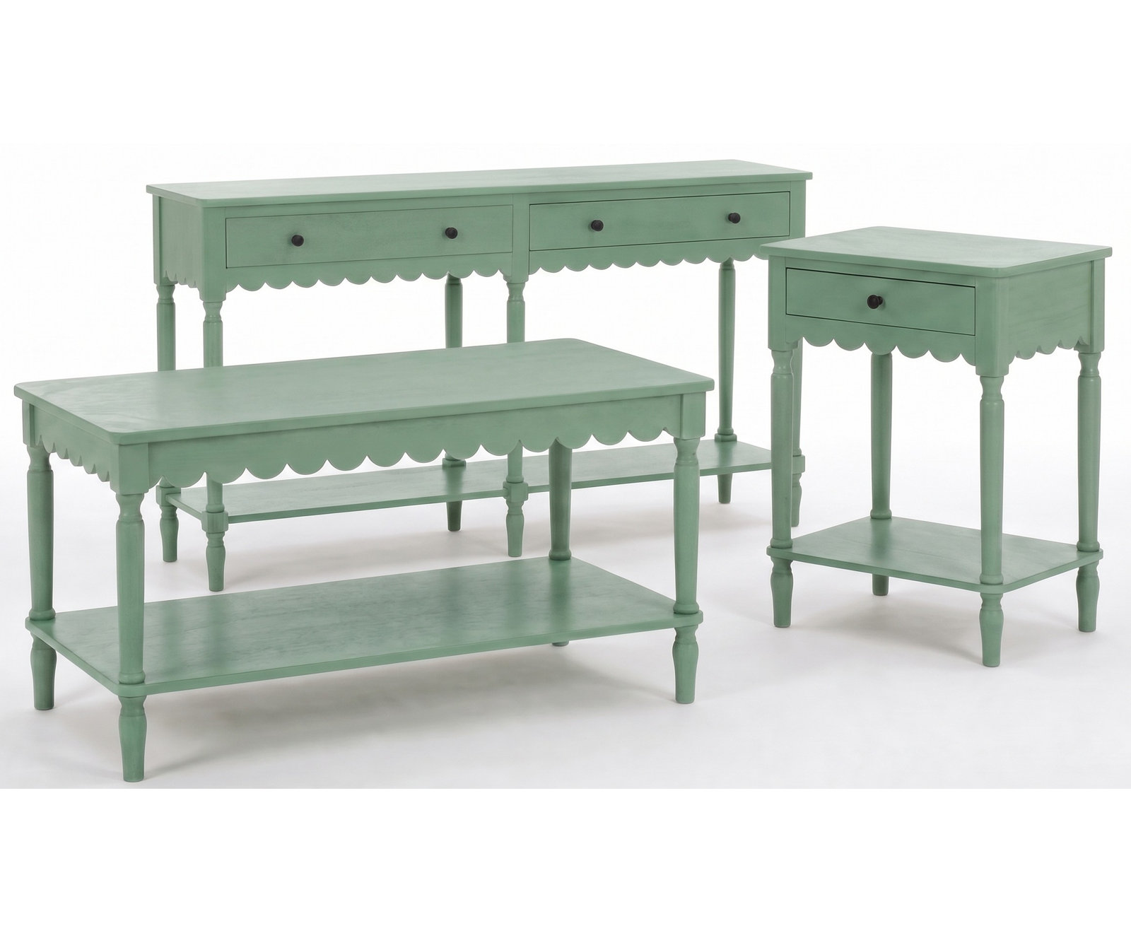 Branden 19" End Table, Sage Green