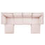 Canapé modulaire réversible en velours de coin avec repose-pieds 134 po Ardent-122878328