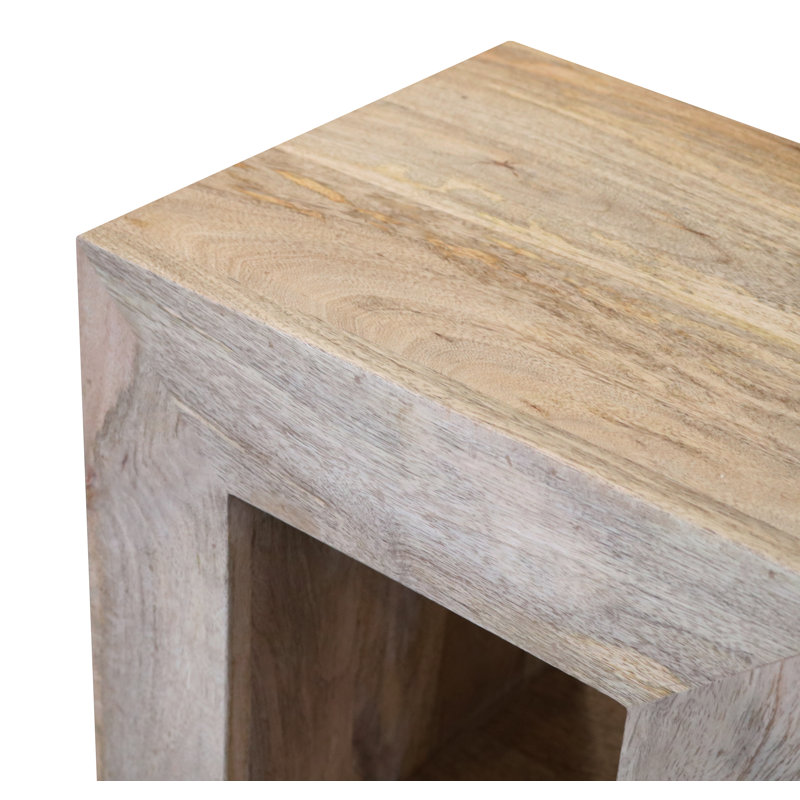 Donoghue Solid Wood Sled End Table