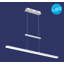 Straight 1 - Light Matt Brushed Nickel LED Kitchen Island Pendant