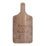 Home Is Where The Heart Is Floral Cutting Board