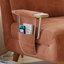 Canapé-lit convertible de 44,5 po 5-en-1 avec dossier réglable à 5 positions, chaise longue compacte moderne et rangement intégré pour un confort polyvalent.-279124928-279124929