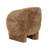 Natural Vegan Shearling Accent Chair-1789258080