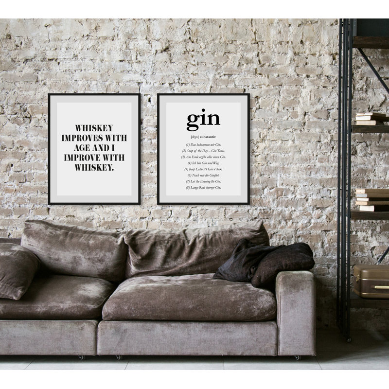Text - Single Picture Frame Print