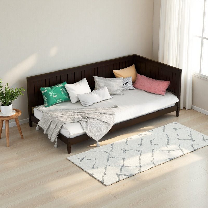 Wood Daybed/Sofa Bed, Twin, Espresso