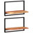 Alsburg Wall Shelves Floating Shelves Display Shelves Solid Acacia Wood-1854265303