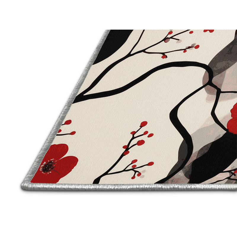 Blooming Flow Rug, Round 8'