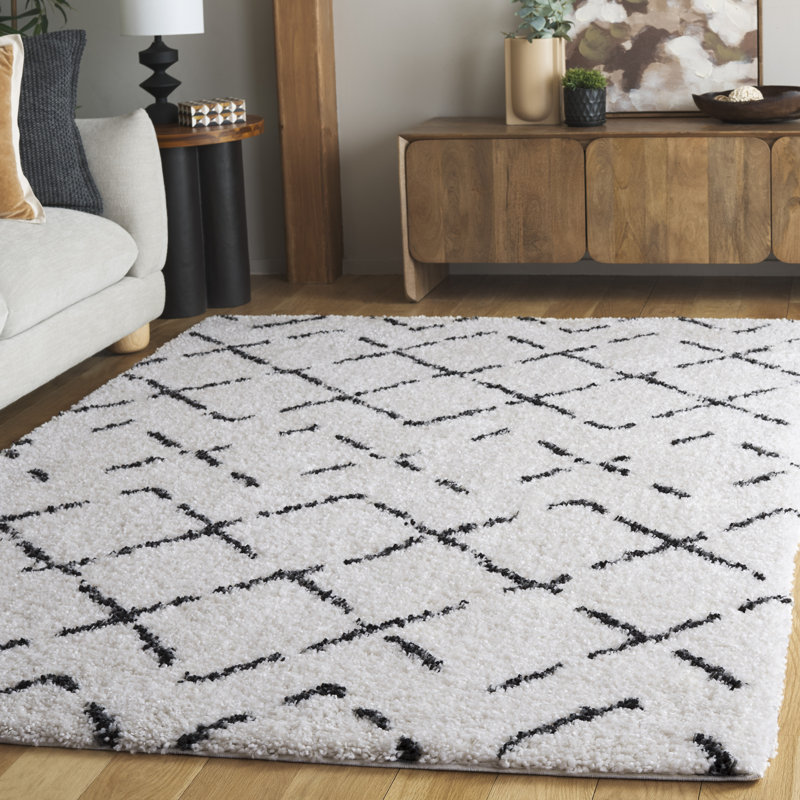 Arizona Shag Performance Abstract Indoor Rug, Rectangle 9' x 12'