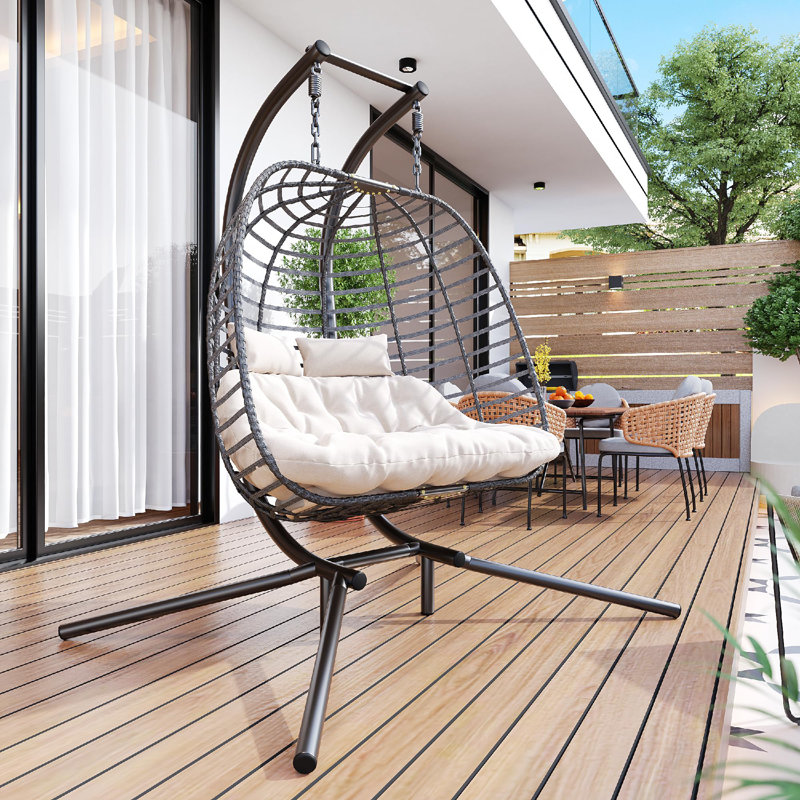 Balancelle 2 personnes Dessein, Beige