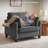  Oversized Accent Chair, 40.9" Luxury Upholstered Piping Single Armchair With 32" Wide Seat, Comfy Tufted Backrest, Wood Legs, 2 Pillows For Living Room-963790739