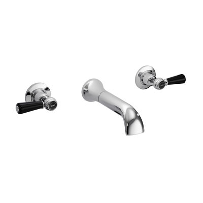 2 Handle Wall Bath Faucet Bath Filler