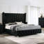 Lit à oreilles pour chambre à coucher 1 pièce-810830886-810831065