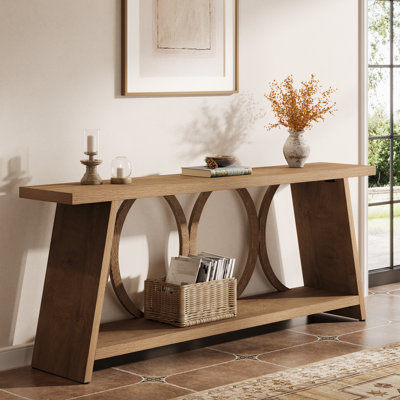 70.86" Long Console Table with Storage