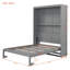Lit escamotable avec tablettes pour chambre à coucher-112674671-112674672