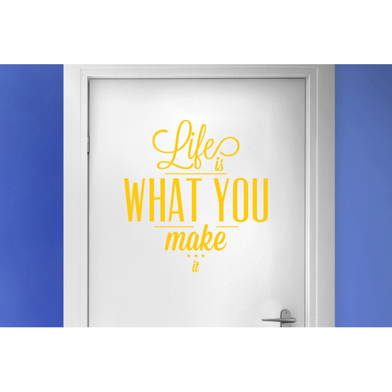 Wall Decal, Dark Yellow