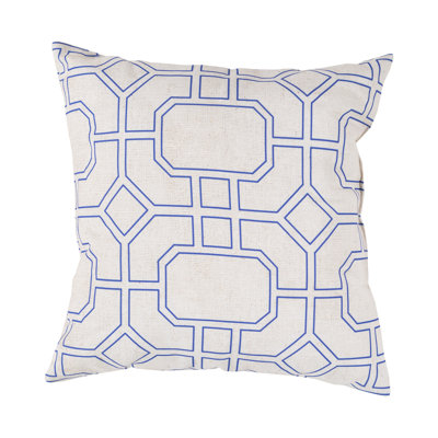 Rain Smooth Lined Intersection Indoor/Outdoor Throw Pillow