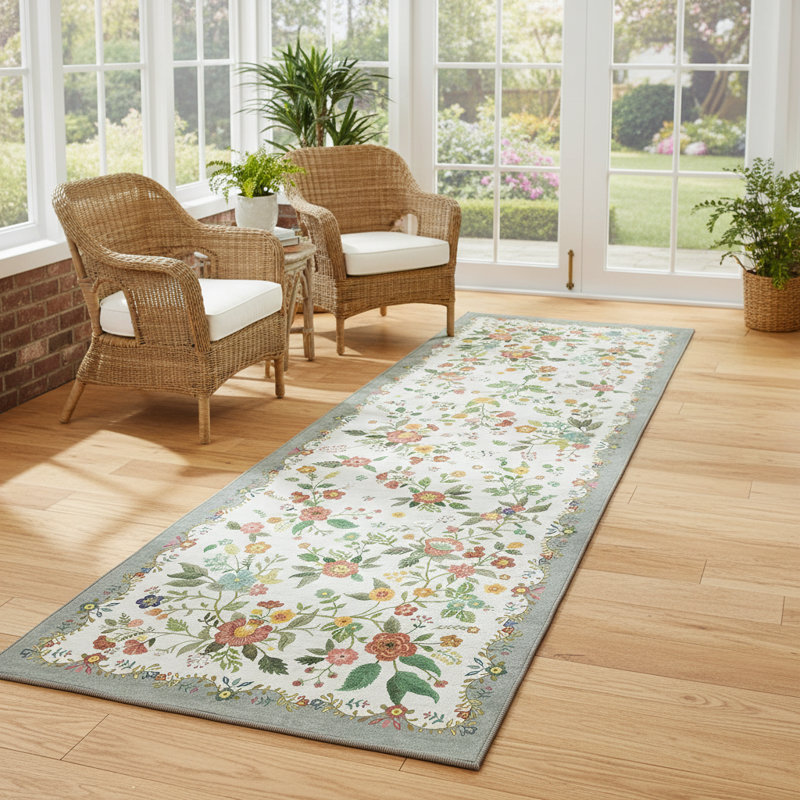 Tapis d'intérieur 2 x 6 lavable antidérapant