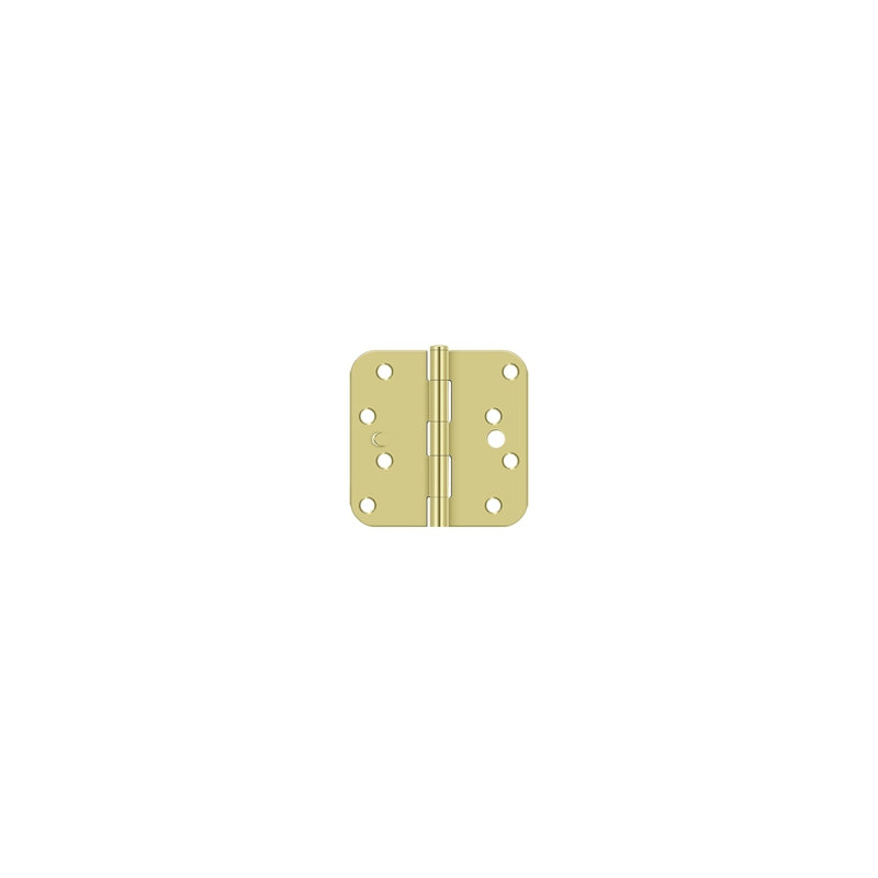Steel Butt Bearing Hinge, Bright Brass