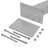 WALPLUS Boat Trailer Winch Stand with Bow Support Adjustable Galvanized Steel Winch Post for Boat Trailer