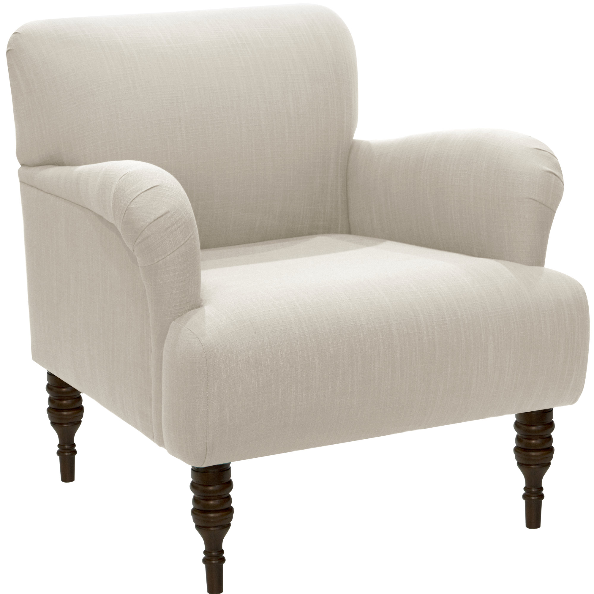Allura Upholstered Armchair, Classic Talc Linen