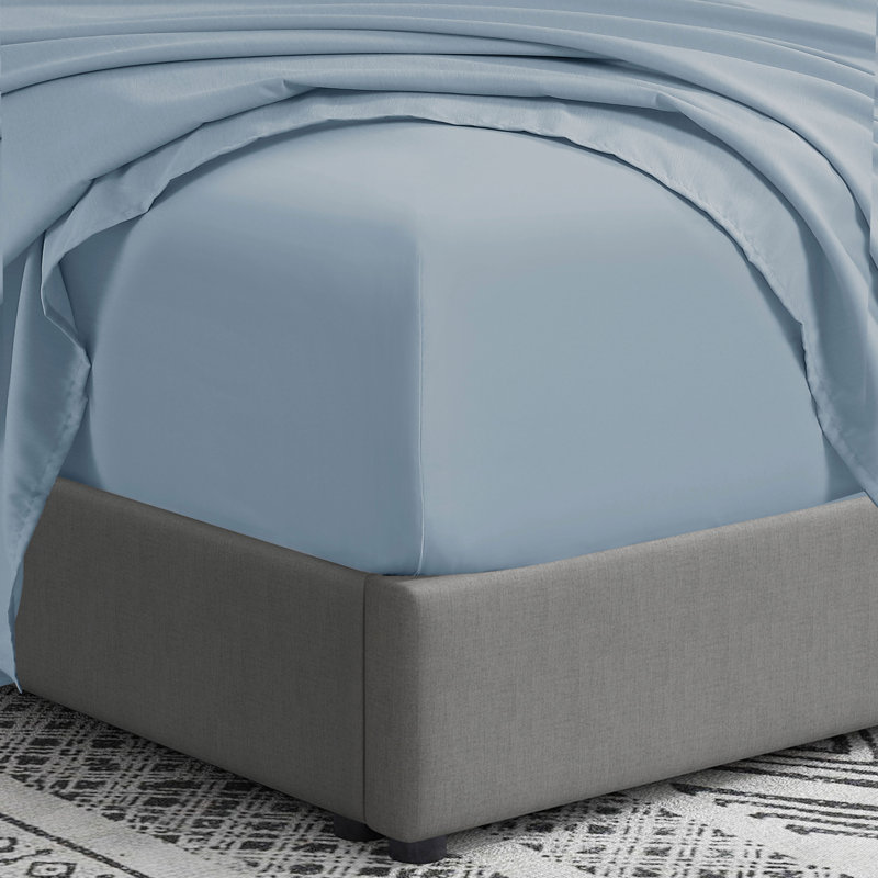 Swift Home Ultra-Soft 21" Extra-Deep Fitted Sheet - Essential 1800 Series Microfiber - Fits Mattress up to 21" Thick - Peach Fuzz, Durable, Easy Care