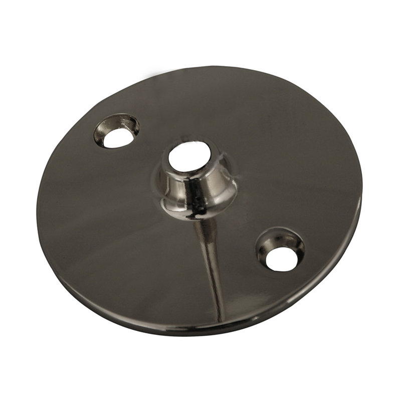Bride pour support de plafond, Nickel poli