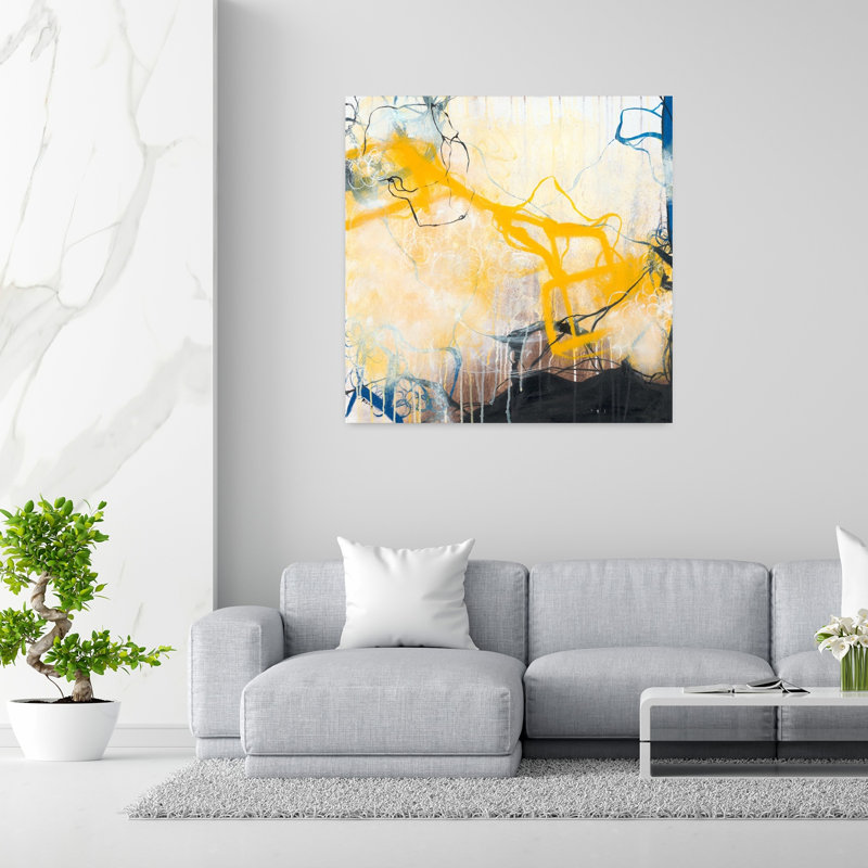Storms Contemporary Abstract Art, 48" H x 48" W