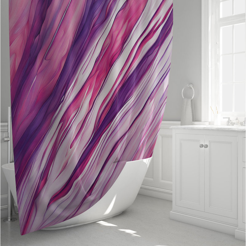 Rideau de douche Vlash Abstract, 72 po x 70 po