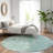 Machine Washable Indoor/Outdoor Xhevrie Blue Rug-21238675