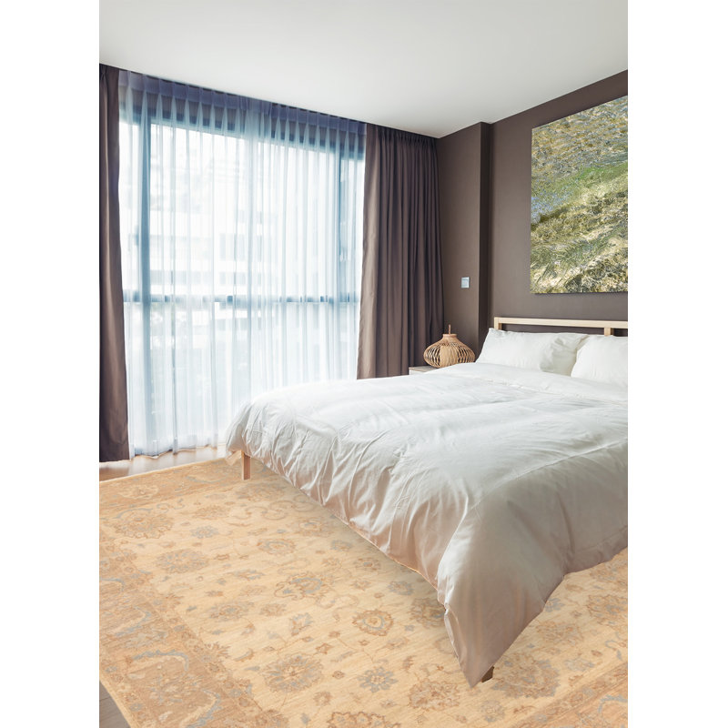 Tapis ivoire torsadé Chobi 8 pi 0 po x 10 pi 1 po