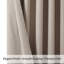 Linen Blackout Eyelet Curtains Set - Thermal Insulated, Noise Reducing, Ready Made Curtains-121646958-121646963