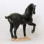 Lilys' Living 17" H Black Terra Cotta Tang Horse Hoof Up