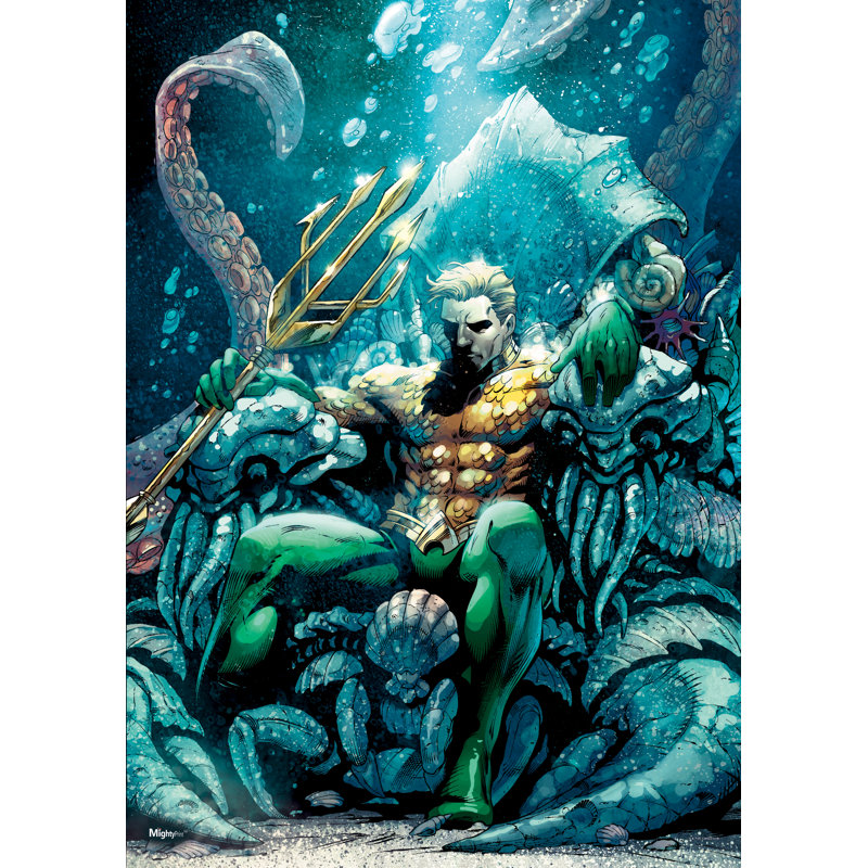 Aquaman, roi d'Atlantis, impression murale puissante