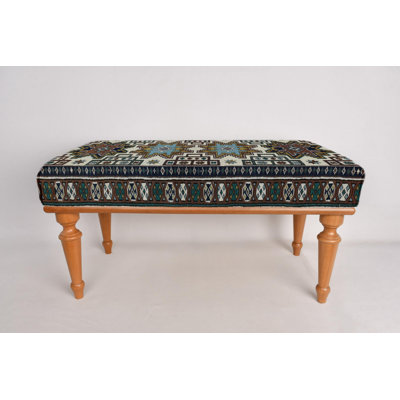 Bohemian Bench, Mudroom Bench, Footstool Bench, Turkish Rug Bench, Piano Bench, Wood Work Bench, Sitting Bench, Vanity Bench, Porch Bench