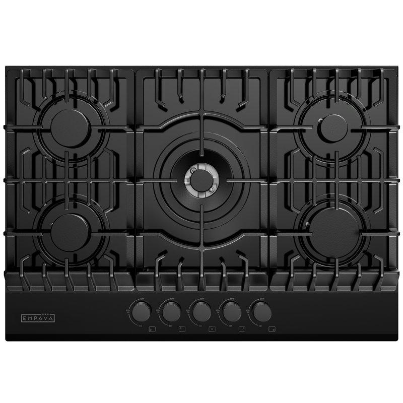 30" Gas Cooktop With 5 Burners